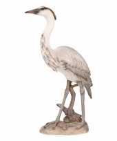 Dierenbeeld blauwe reiger 44 cm