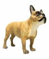 Dierenbeeld franse bulldog hond 15 cm