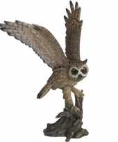 Dierenbeeld ransuil vogel 55 cm woondecoratie