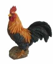 Dierenbeeldje haan staand 25 cm