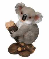 Koala dieren beeld woondecoratie 32 x 21 x 46 cm